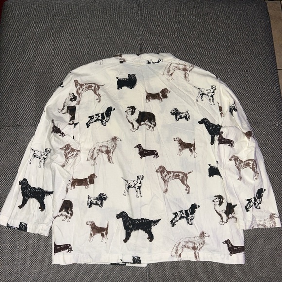 Vintage Dogs All Over Print Button Shirt Size Medium - Picture 4 of 4